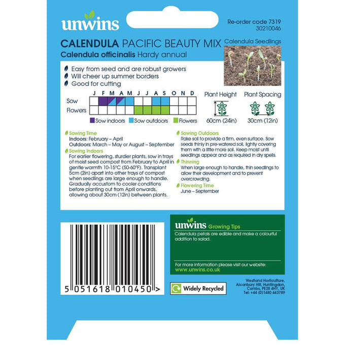 Calendula Pacific Beauty Mixed flowers bouquet, vibrant orange and yellow blooms – available at Keans Claremorris.