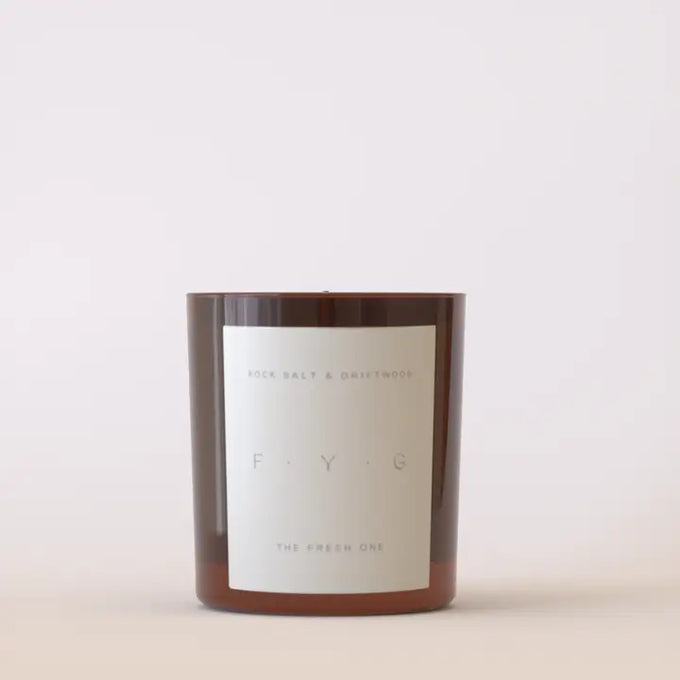 Rock Salt & Driftwood Candle F.Y.G - Image 3