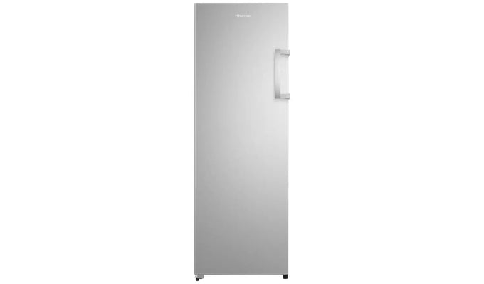 Hisense FV298N4ACE tall stainless steel freezer, sleek design, energy-efficient, available at Keans Claremorris