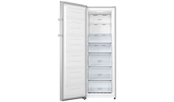 Hisense FV298N4ACE tall stainless steel freezer, spacious design, available at Keans Claremorris