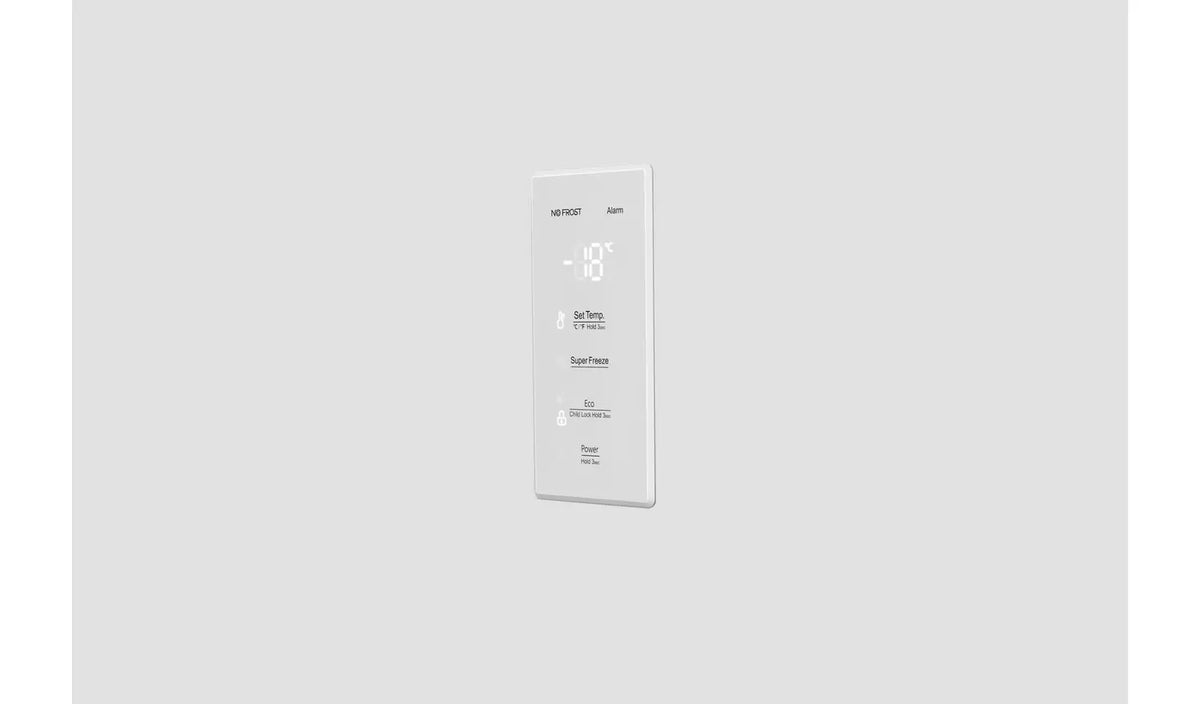 Hisense FV298N4ACE tall stainless steel freezer, spacious design, available at Keans Claremorris