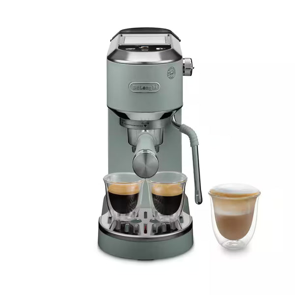 DeLonghi Dedica Arte Manual Espresso Coffee Maker with new Milk Frothing Function - Green Touch