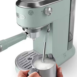 DeLonghi Dedica Arte Manual Espresso Coffee Maker with new Milk Frothing Function - Green Touch