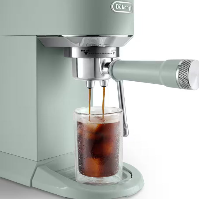 DeLonghi Dedica Arte Manual Espresso Coffee Maker with new Milk Frothing Function - Green Touch - Image 6