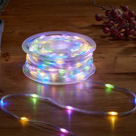TwoTone String Lights - 100 LEDs - Warm/Multi  LV