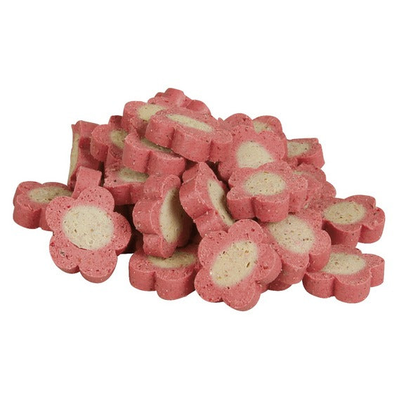 Soft Snack Flowers 75g pack, crunchy flower-shaped snacks, available at Keans Claremorris store.
