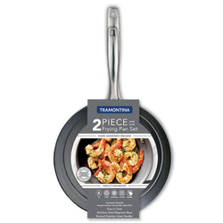 Tramontina Hard Anodised Frying Pan Set - 26&30cm