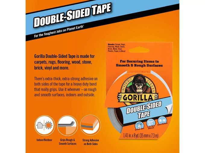Gorilla Double-Sided Tape 35Mm X 7.3M - Image 2