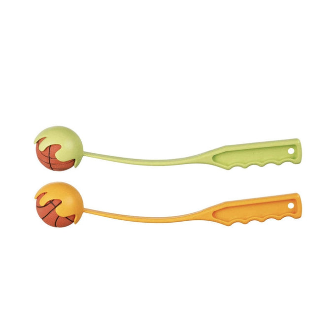 Ball thrower 30cm with foam rubber ball, ergonomic handle, floatable, hands-free pick-up – Keans Claremorris.