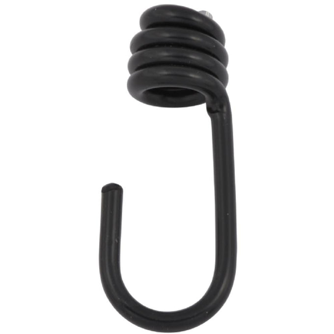 Posamo Tenterhook 8mm bungee cord hooks, steel zinc-plated, black PVC coated, 2-pack – Keans Claremorris