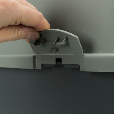 Vico Hooded Grey Cat Litter Tray with Cover - Odor Control, Easy Clean | Keans Claremorris