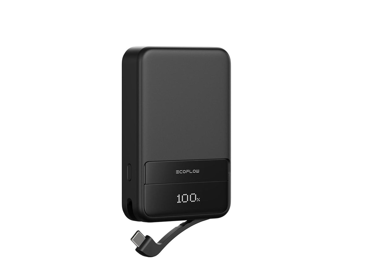 EcoFlow Rapid 10000 Black Power Bank, high-capacity portable charger, fast charging, available at Keans Claremorris