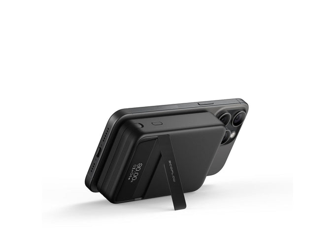 EcoFlow Rapid 10000 Power Bank Black, 65W fast wired & 15W wireless charging, dual USB-C, compact, at Kean’s Claremorris –