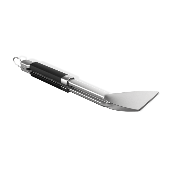 Weber Flat-Grip Tongs with ergonomic handle for easy grilling, available at Keans Claremorris.