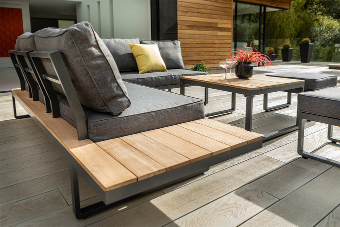 Singapore Square Corner Platform Set | Garden Furniture Set - Image 5