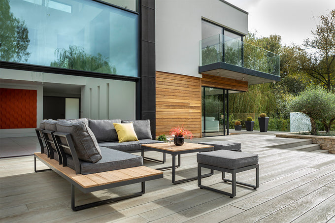 Singapore Square Corner Platform Set | Garden Furniture Set - Image 3