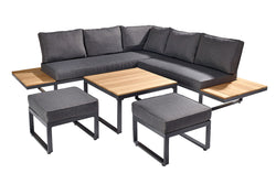 Singapore Square Corner Platform Set | Garden Furniture Set