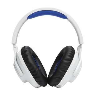 JBL Quantum 360P White and Blue Over-ear Headset for PlayStation – Immersive Gaming Audio | Keans Claremorris