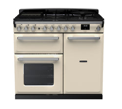 Rangemaster Dual Fuel Estel Deluxe 100cm Chrome Trim