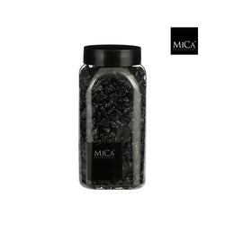 Black decorative stones 650ml jar, 9-13mm, ideal for DIY, candles, plants – Marbles by Keans Claremorris