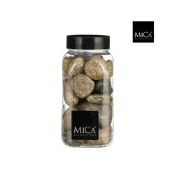 Beige decorative stones 650 ml jar, 2-4 cm natural stones for home décor and crafts – Keans Claremorris