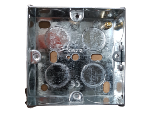 Phx 1 Gang 25mm Flush Metal Box for recessed switch/socket installation, secure housing by Keans Claremorris.