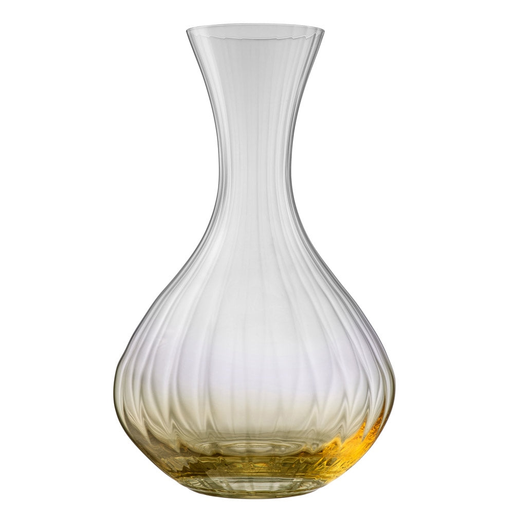 Galway Crystal Erne Amber Carafe 26.5cm, hand wash recommended, gift boxed, elegant stemware by Keans Claremorris