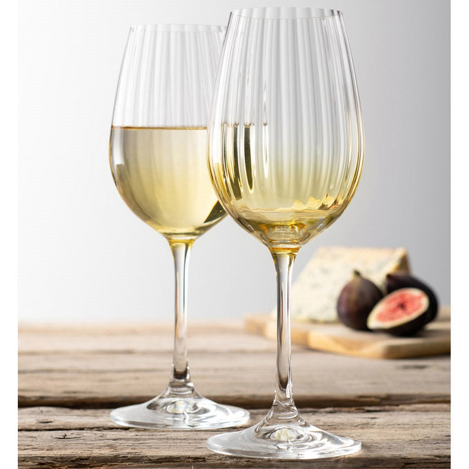 Galway Crystal Erne Amber Wine Glass Set of 2 – Elegant Amber Wine Glasses | Keans Claremorris