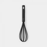 Brabantia Large Black Nylon Whisk, heat resistant, ergonomic grip, non-scratch, dishwasher safe – Keans Claremorris
