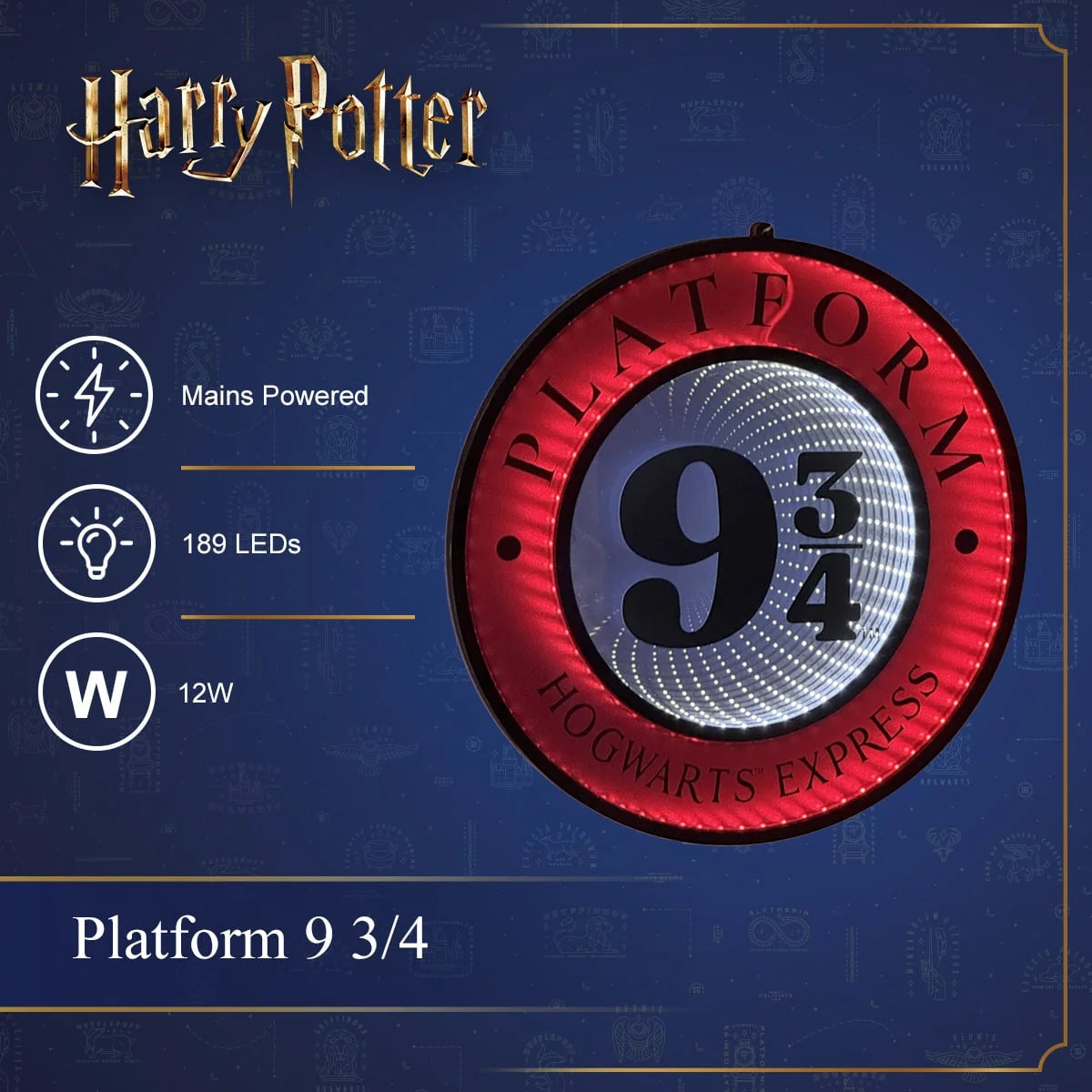 45cm Platform 9 3/4 Sign Infinity Light - Image 2