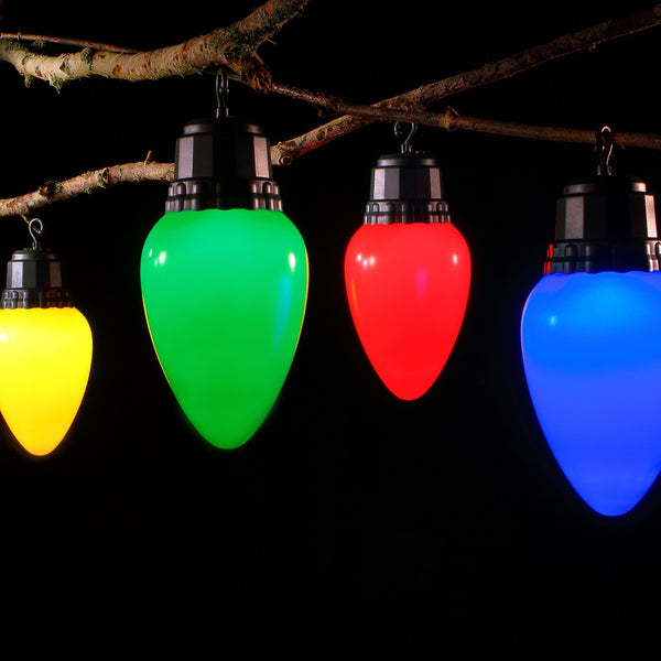 Set of 4 Large Cone Bulb Lights BO