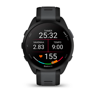 Garmin Forerunner 165 Music GPS Watch Black & Slate Grey with built-in music, GPS tracking - available at Keans Claremorris