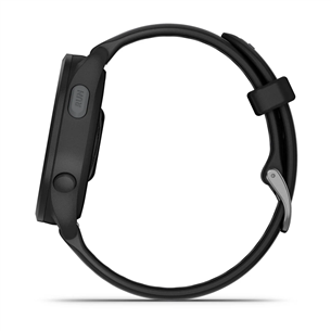 Garmin Forerunner 165 Music GPS Watch Black & Slate Grey, lightweight sports smartwatch with music, available at Keans