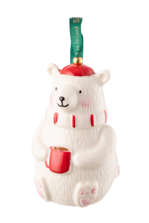Belleek Classic Polar Bear Ornament