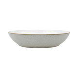 Denby Elements Light Grey 22cm pasta bowl, hand-crafted stoneware, oven/microwave/dishwasher safe, available at Keans