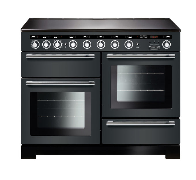 Rangemaster Encore Deluxe 110 Induction Range Cooker | Chrome Trim - Image 3