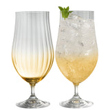 Galway Crystal Erne Amber Craft Beer and Cocktail Glass Set of 2, 19cm tall, gift boxed – Keans Claremorris