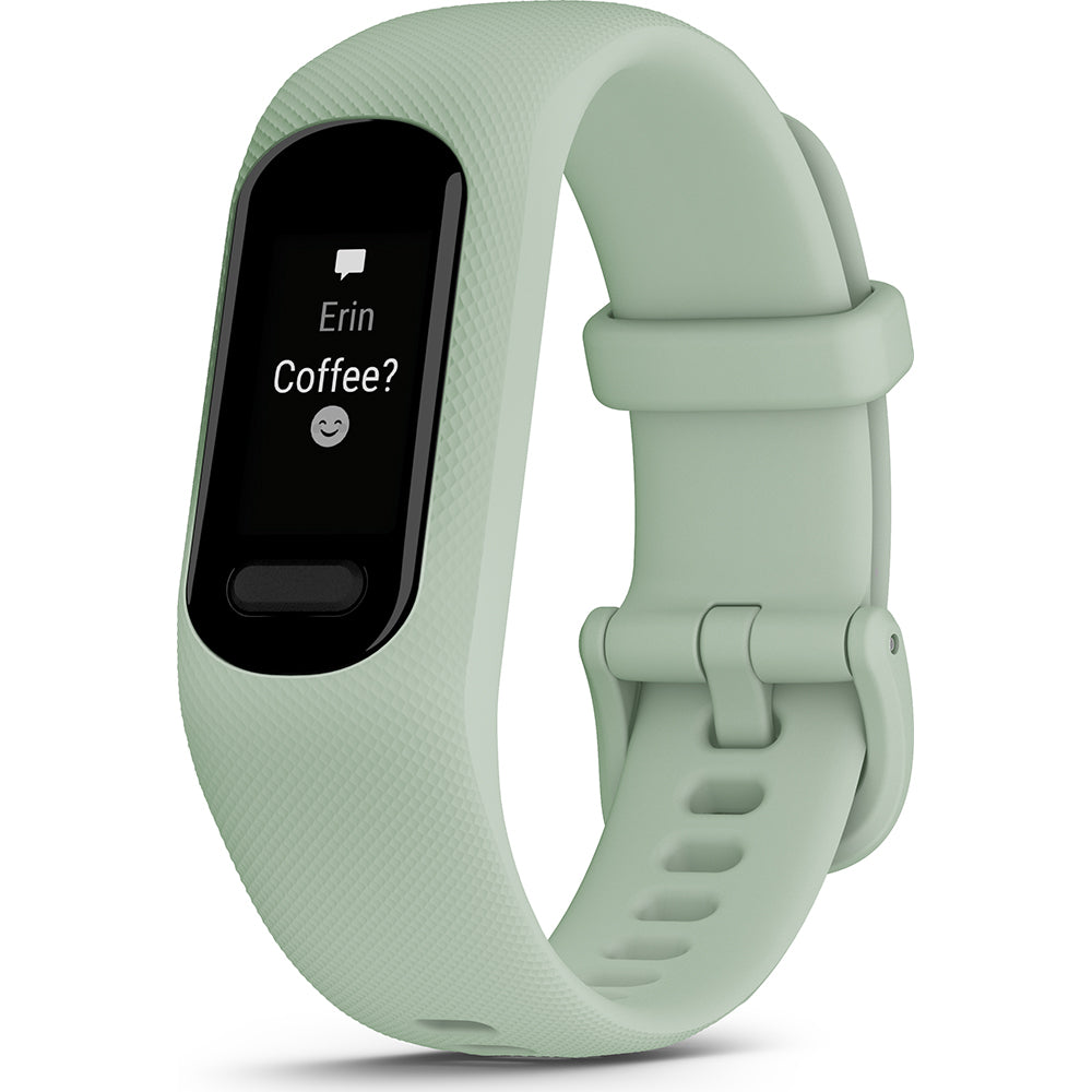 Garmin vivosmart 5 Mint S/M fitness tracker with touchscreen, 7-day battery, water resistant – available at Keans