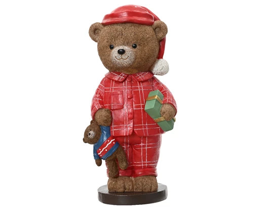 Standing Bear in Pyjamas H.35cm