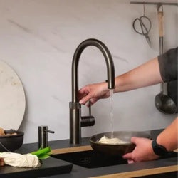 Quooker PRO3 Flex 3-in-1 Gunmetal Boiling Water Tap, instant hot water, Keans Claremorris