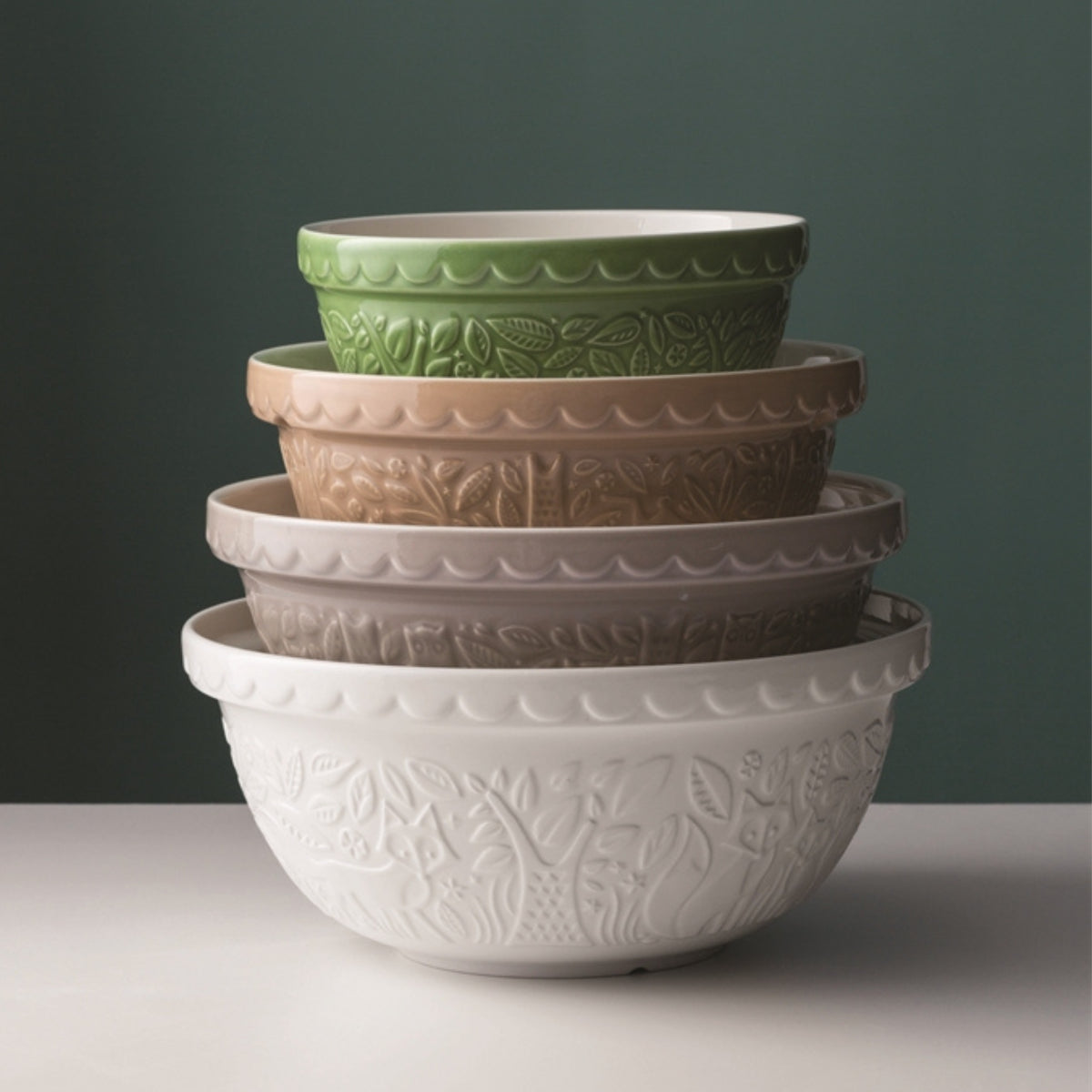 In The Forest S18 Stone Owl Mixing Bowl 26cm - Image 4