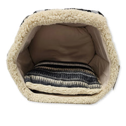 Hooded Cat Bed - Raven - Prism