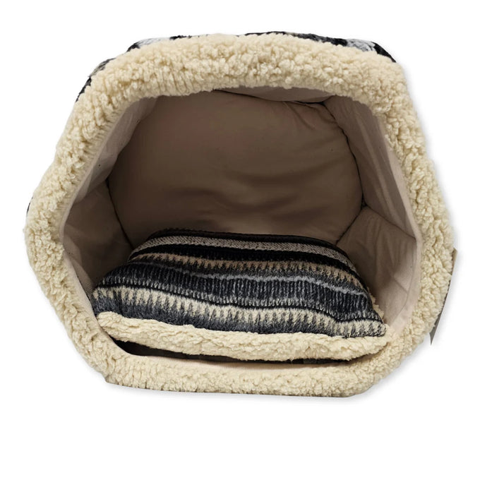 Hooded Cat Bed - Raven - Prism - Image 3
