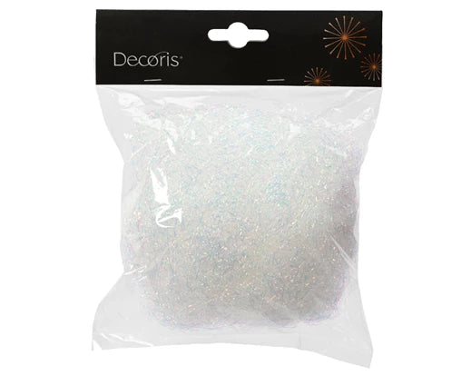 Bag Angel Hair Decoration – White Iridescent - Image 1