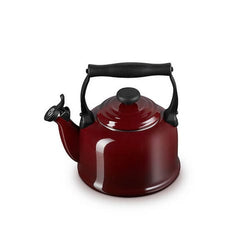 Le Creuset Traditional 2L Garnet Kettle with Whistle - Durable Cast Iron, Keans Claremorris