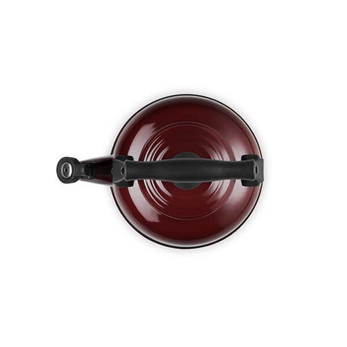 Le Creuset Traditional 2L Garnet Kettle, durable cast iron, vibrant red finish - available at Keans Claremorris