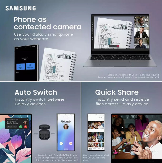 Samsung Galaxy Book 4 i5-1355U | 8GB | 512GB | 15.6 - Image 5