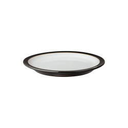 Denby Elements Medium Plate in Black – durable stoneware dinnerware, available at Keans Claremorris.