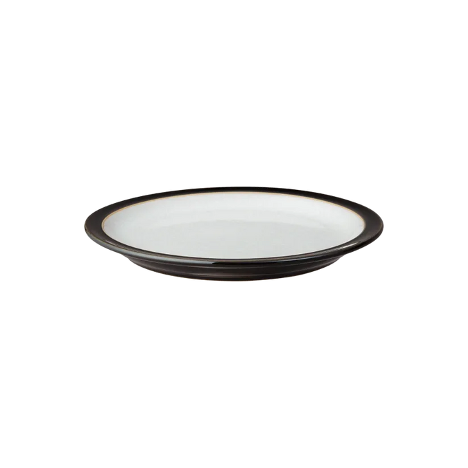 Denby Elements Medium Plate in Black – durable stoneware dinnerware, available at Keans Claremorris.