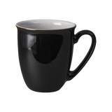 Denby Elements Black Coffee Beaker 300ml, durable stoneware mug, microwave & dishwasher safe – available at Keans Claremorris